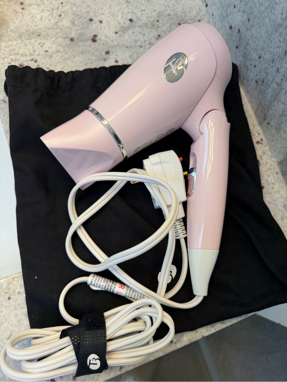T3 Featherweight Compact Hair Dryer – Pink – Like New